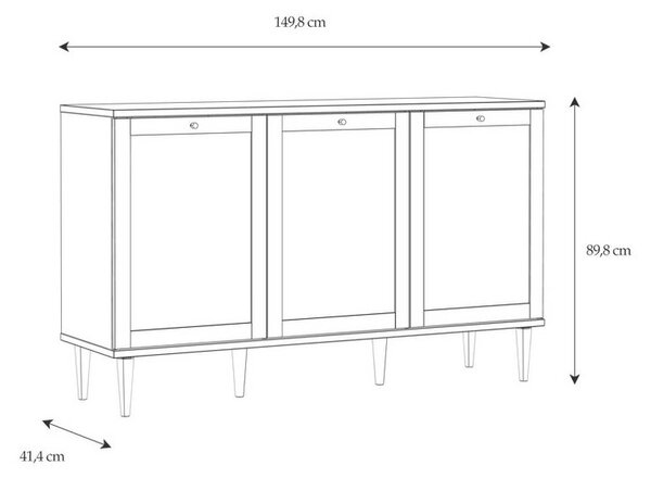 Komoda Calasetta š: 150 cm