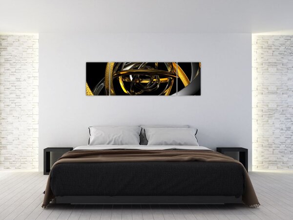 Obraz moderní abstrakce (170x50 cm)