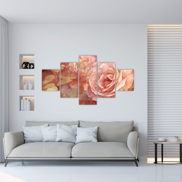 Obraz růží (125x70 cm)