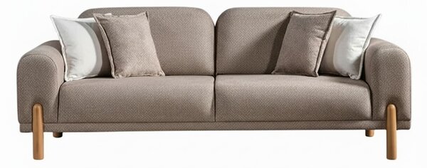 Rozkládací pohovka Clasy (hnědá). Akce -25%