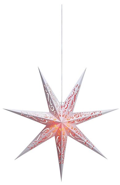Markslöjd 703553 - Vánoční dekorace ELIN 1xE14/25W/230V bílá/červená 75 cm