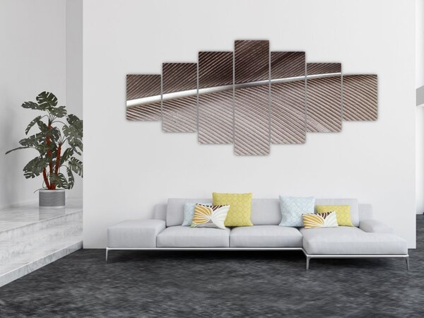 Abstraktní obraz vláken (210x100 cm)