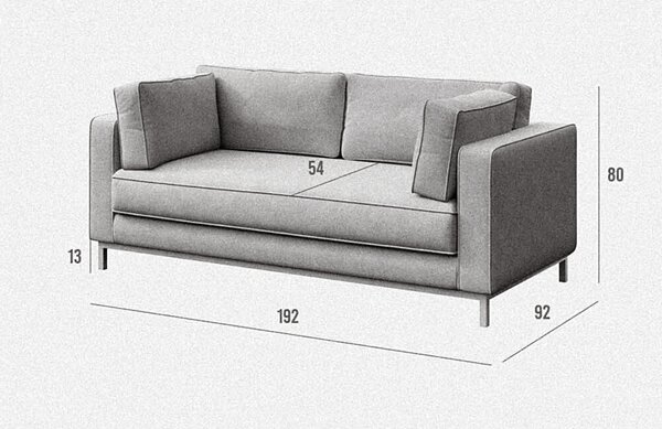 -25 % Dny MOMENTI– Ame Yens Pohovka Celerio 192 cm