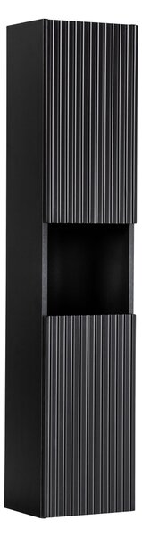 Vysoká skříňka do koupelny NOVA Black 80-03-2D