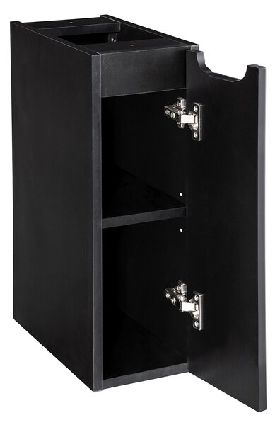 Závěsná skříňka do koupelny NOVA Black 81-20-1D | 20 cm