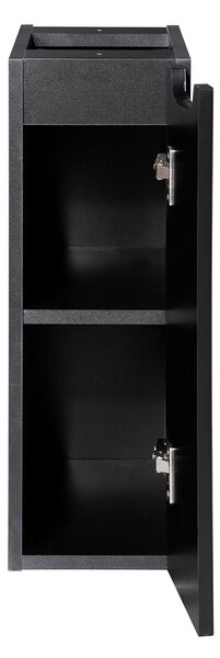 Závěsná skříňka do koupelny NOVA Black 81-20-1D | 20 cm