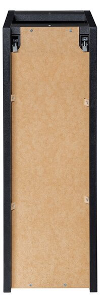 Závěsná skříňka do koupelny NOVA Black 81-20-1D | 20 cm