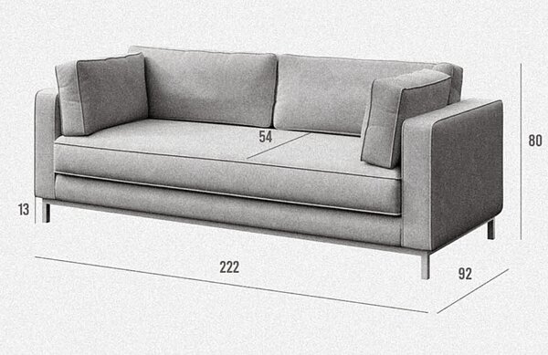 -25 % Dny MOMENTI– Ame Yens Pohovka Celerio 222 cm
