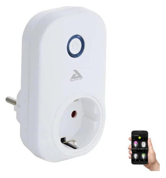 Eglo 33237 - Chytrá zásuvka Connect plug 2300W SCHUKO
