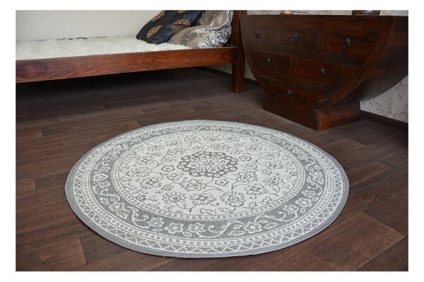 Koberec SIZAL FLAT kruh 48691/637 Vitráž