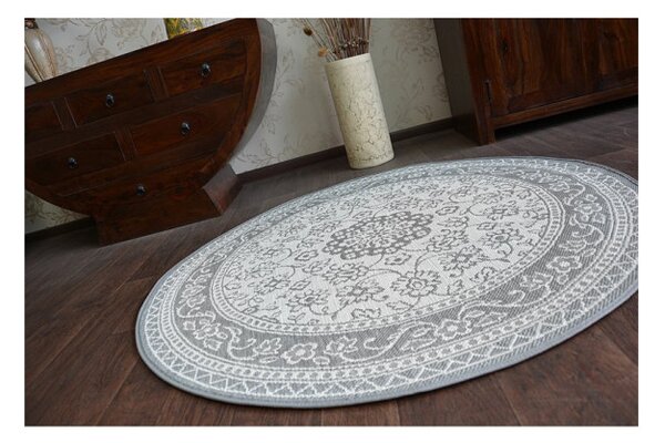 Koberec SIZAL FLAT kruh 48691/637 Vitráž