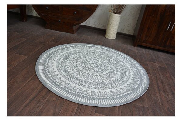 Koberec SIZAL FLAT kruh 48695/637 Vitráž