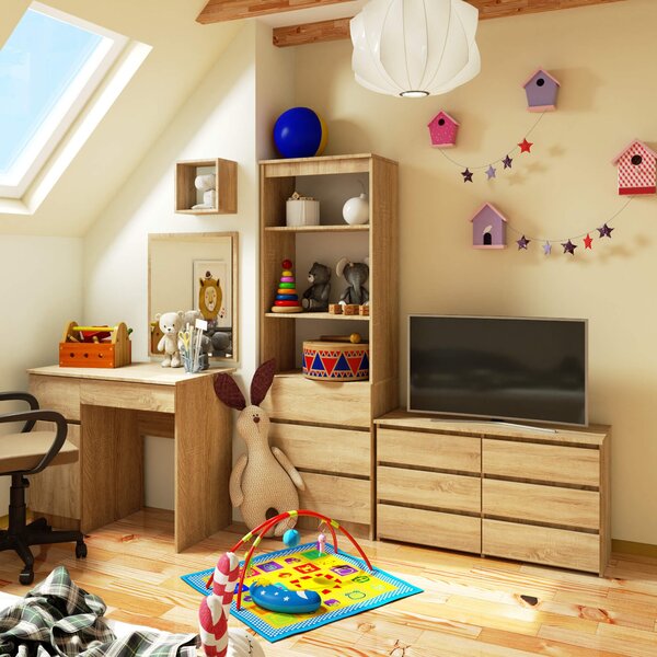 Ak furniture Komoda CL6 100 cm dub sonoma