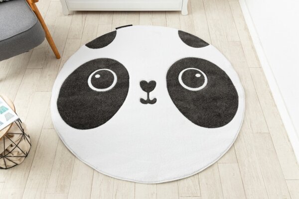 Koberec KRUH PETIT PANDA bílý