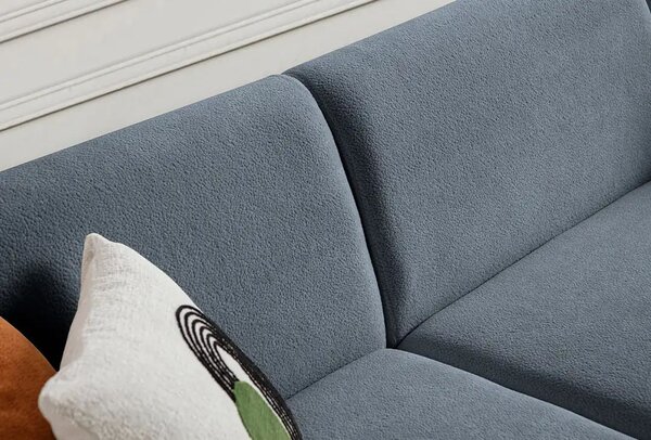 Rohová sedačka Slota (modrá) (P). Akce -25%
