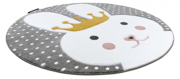 Koberec KRUH PETIT BUNNY KRÁLÍK šedý