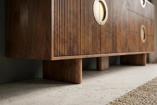Massive home | Komoda MADISON 180 CM hnědá masiv mango