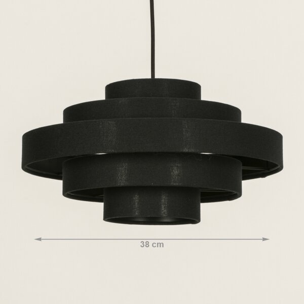 Závěsné designové svítidlo do obýváku Madeira X Black (LMD)