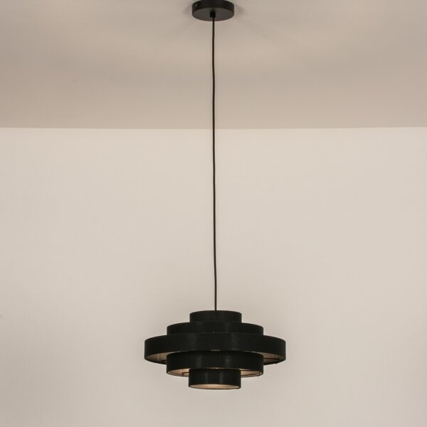 Závěsné designové svítidlo do obýváku Madeira X Black (LMD)