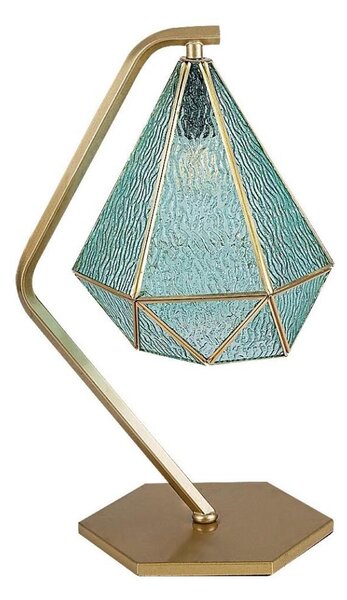 Rabalux 74200 - Stolní lampa NORAH 1xE14/40W/230V zlatá/modrá