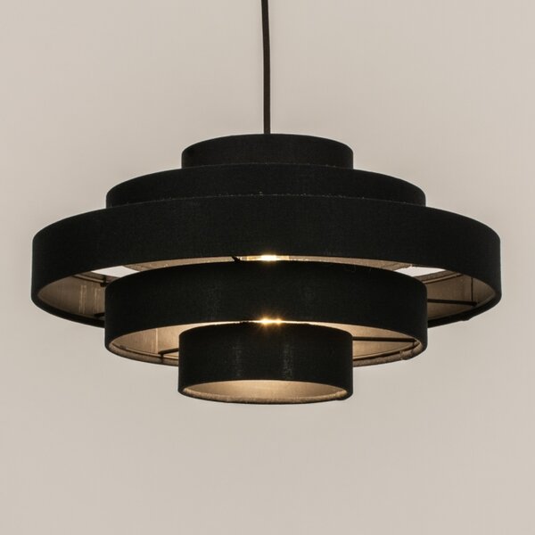 Závěsné designové svítidlo do obýváku Madeira X Black (LMD)