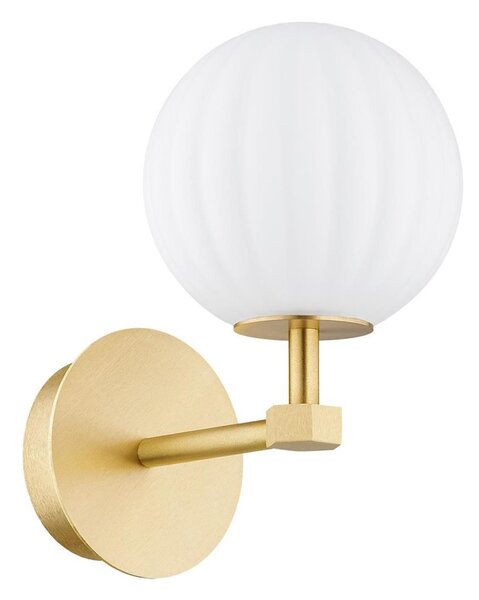 Argon 8502 - Nástěnná lampa PALOMA 1xE14/7W/230V zlatá/bílá