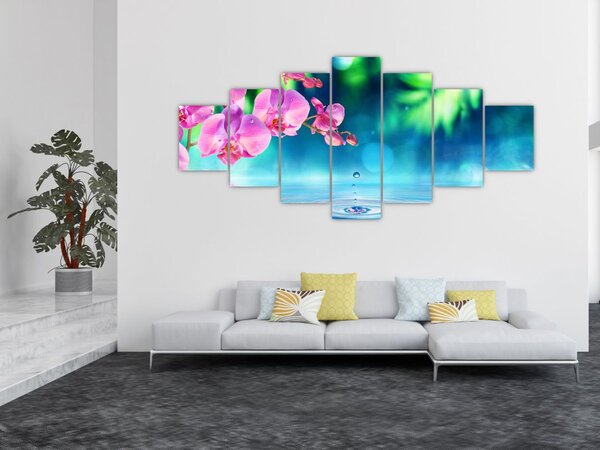 Obraz - Orchidej (210x100 cm)