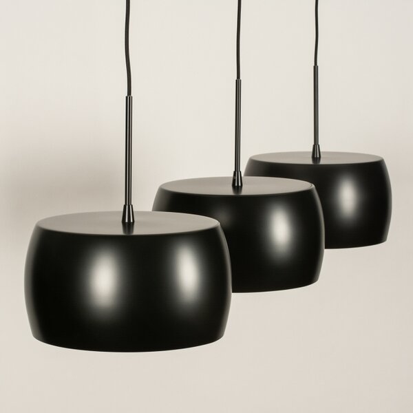 Závěsné designové svítidlo nad stůl Kitee III Black and Gold (LMD)