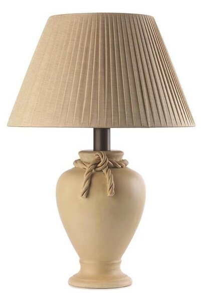 ONLI - Stolní lampa TRECCIA 1xE27/22W/230V 65 cm béžová