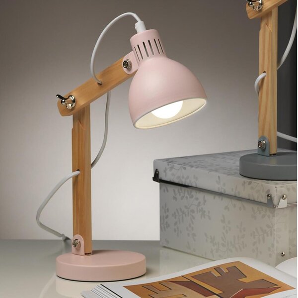 ONLI - Stolní lampa NORA 1xE14/6W/230V růžová