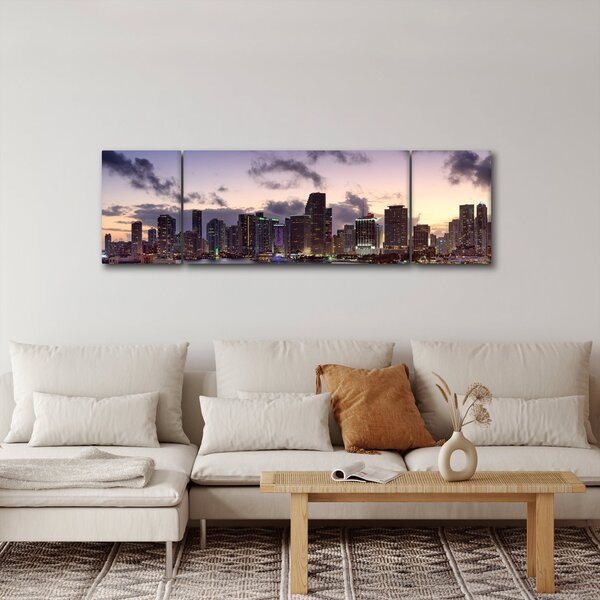 Obraz - mrakodrapy velkoměsta (170x50 cm)