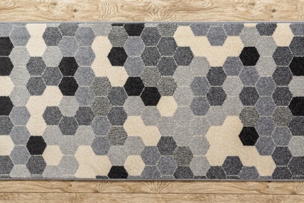 Běhoun HEOS 78537 šedý / krém HEXAGON