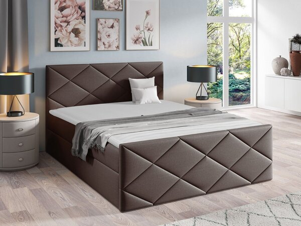 Kontinentální postel Guillermo, Rozměr postele: 120x200, Barva:: Kameleon 48 5903211087790