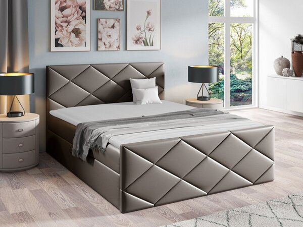 Kontinentální postel Guillermo, Rozměr postele: 120x200, Barva:: Kameleon 48 5903211087790