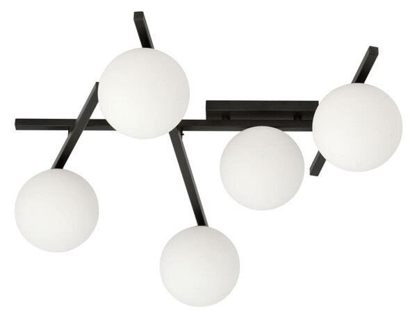 Stropní svítidlo SMART 5xE14/10W/230V černá/bílá
