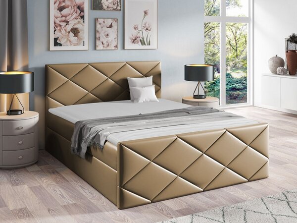Kontinentální postel Guillermo, Rozměr postele: 120x200, Barva:: Kameleon 48 5903211087790