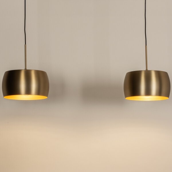 Závěsné designové svítidlo nad stůl Kaavi II Gold Look (LMD)