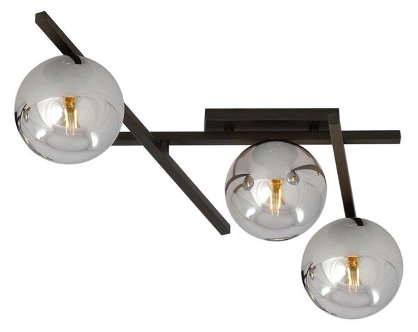 Stropní svítidlo SMART 3xE14/10W/230V černá/šedá