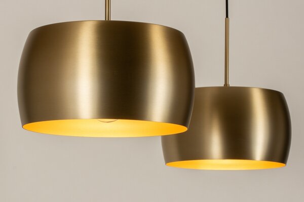 Závěsné designové svítidlo nad stůl Kaavi II Gold Look (LMD)