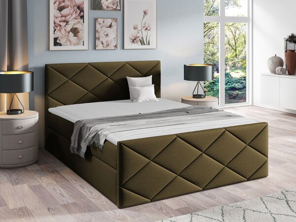 Kontinentální postel Guillermo, Rozměr postele: 120x200, Barva:: Kameleon 48 5903211087790