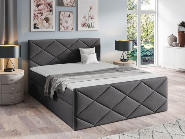 Kontinentální postel Guillermo, Rozměr postele: 120x200, Barva:: Kameleon 48 5903211087790