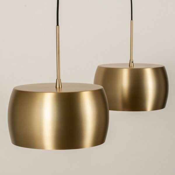 Závěsné designové svítidlo nad stůl Kaavi II Gold Look (LMD)
