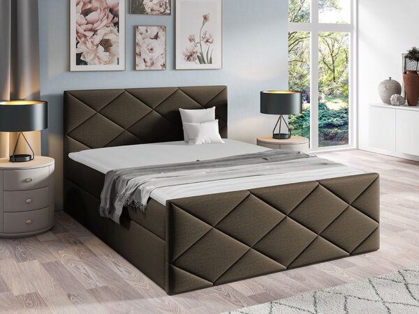 Kontinentální postel Guillermo, Rozměr postele: 120x200, Barva:: Kameleon 48 5903211087790