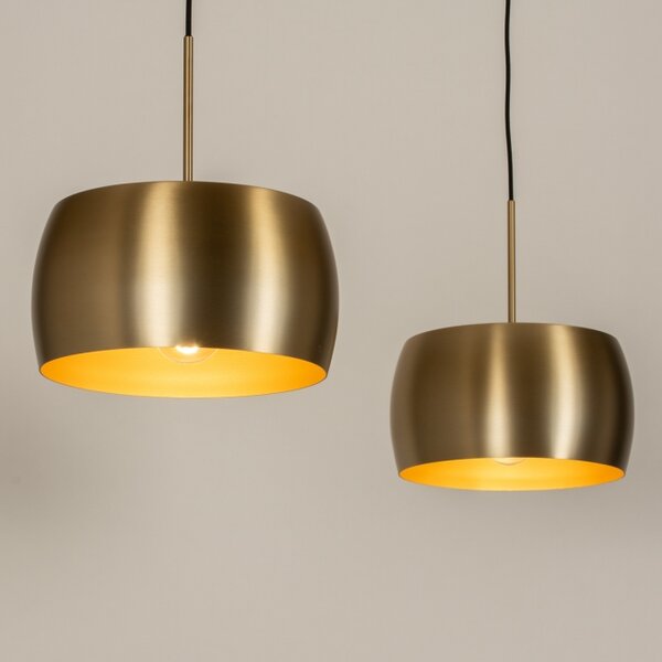 Závěsné designové svítidlo nad stůl Kaavi II Gold Look (LMD)