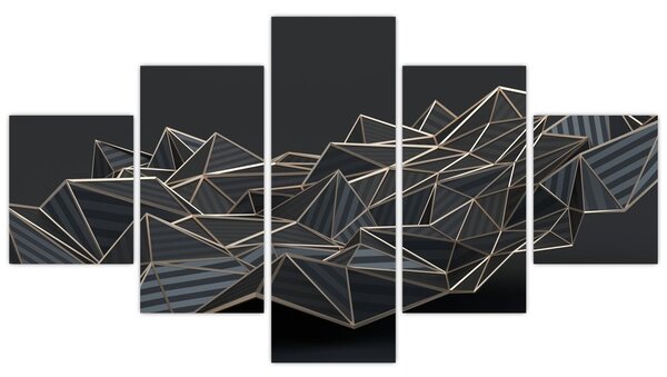 Obraz abstrakce (125x70 cm)