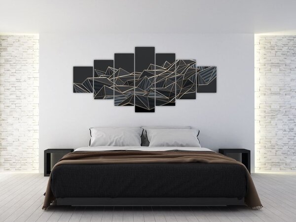 Obraz abstrakce (210x100 cm)