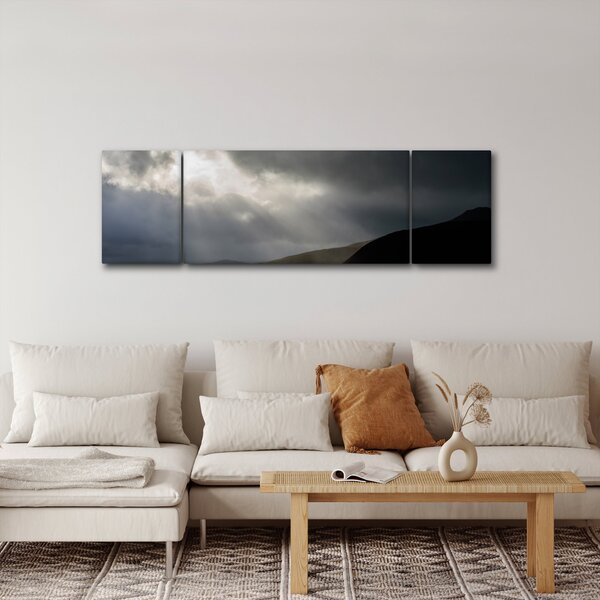 Obraz blížící se bouřky (170x50 cm)