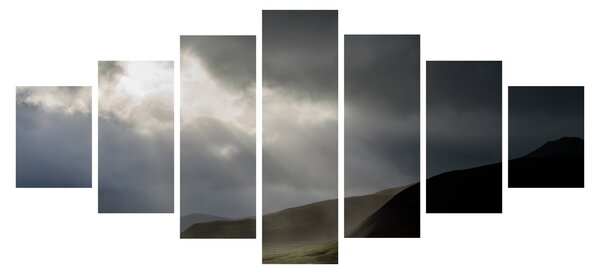 Obraz blížící se bouřky (210x100 cm)
