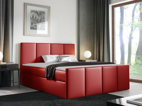Kontinentální postel Bautista, Rozměr postele: 120x200, Barva:: ekokůže Soft 010a 5903211088919