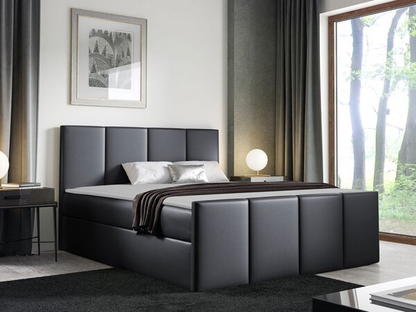 Kontinentální postel Bautista, Rozměr postele: 120x200, Barva:: ekokůže Soft 010a 5903211088919
